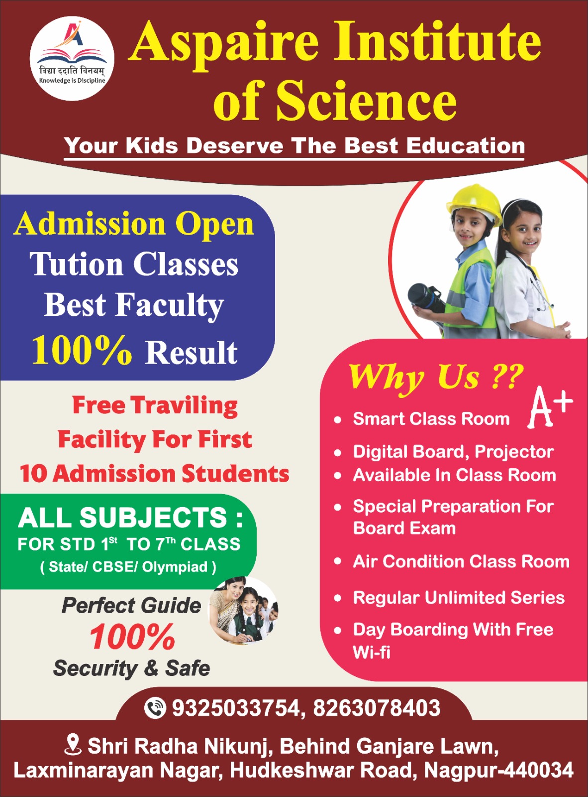 Aspaire Institute of Science – Your Kids Deserve the Best Education image